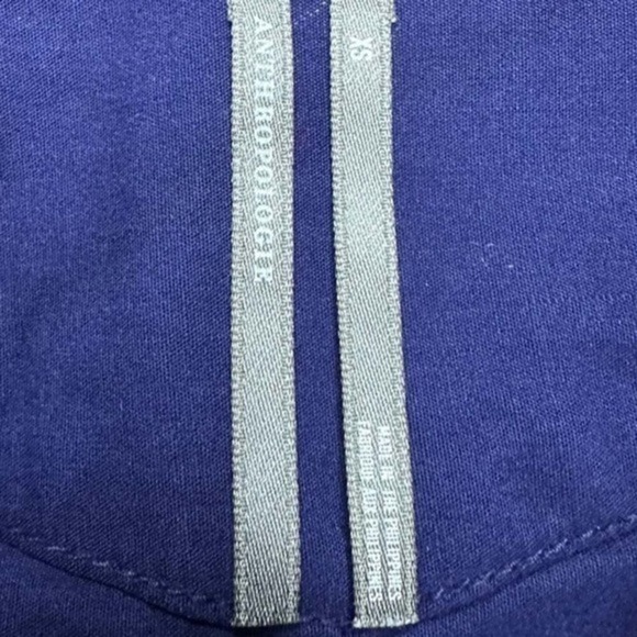 Anthropologie Belted Navy Pencil Skirt - XS - NWT $138 Retail - Picture 5 of 7